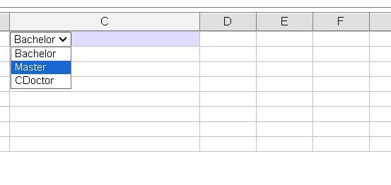 todo:the validation result