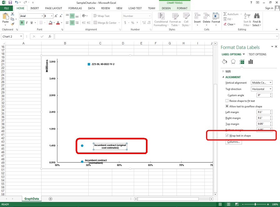 excel hide overflow text in cell without fill