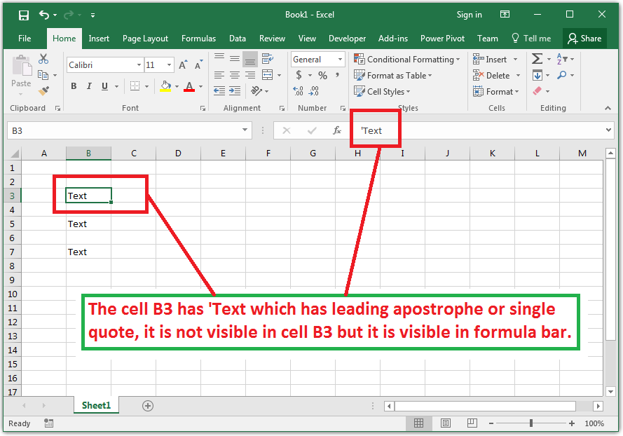 custom formatting excel for double quotes