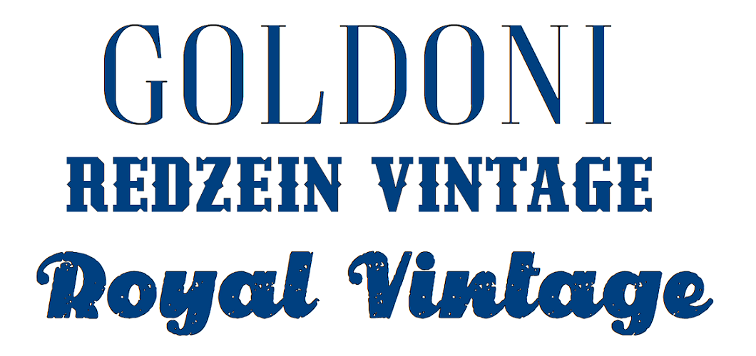 Examples of vintage fonts