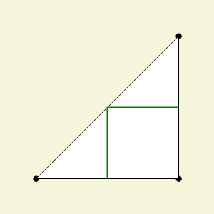 Right triangle polygon