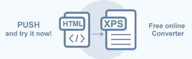 Text “Banner HTML to XPS Converter”