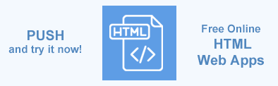 Text “Баннер веб-приложений HTML”