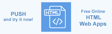 Text “HTML Web Applications”