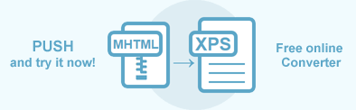 Text “Баннер MHTML to XPS Converter”