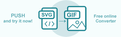Text “Banner SVG to GIF Converter”