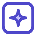 Text “Sparkle icon symbolizing prompt generation”