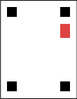 Below the top-right square positioning marker