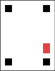 Above the bottom-right square positioning marker