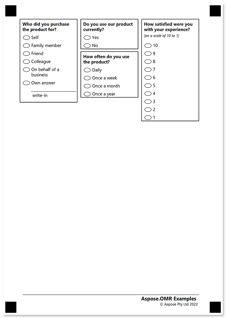 Printable form