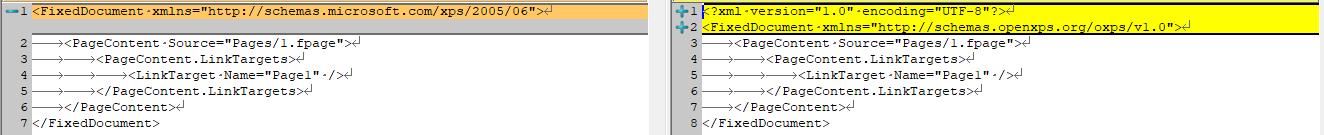 Diferencia OXPS fdoc