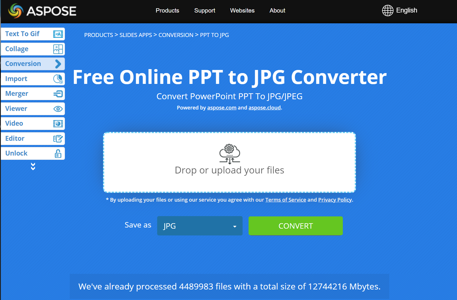 convert powerpoint presentation to jpg online free