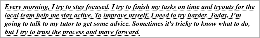단락의 글꼴 속성