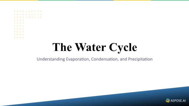 Representative generated slide