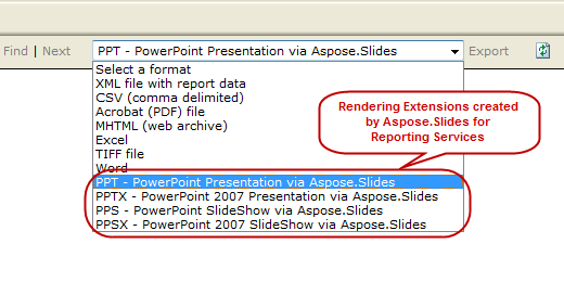 presentation is saved with an extension