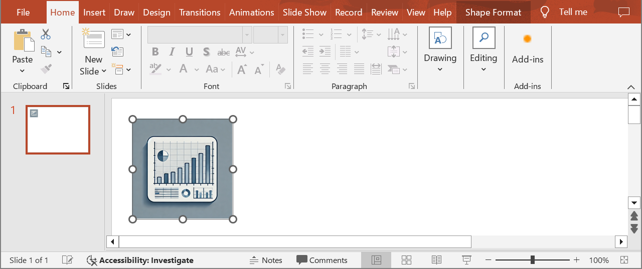 ภาพวัตถุ OLE ใหม่