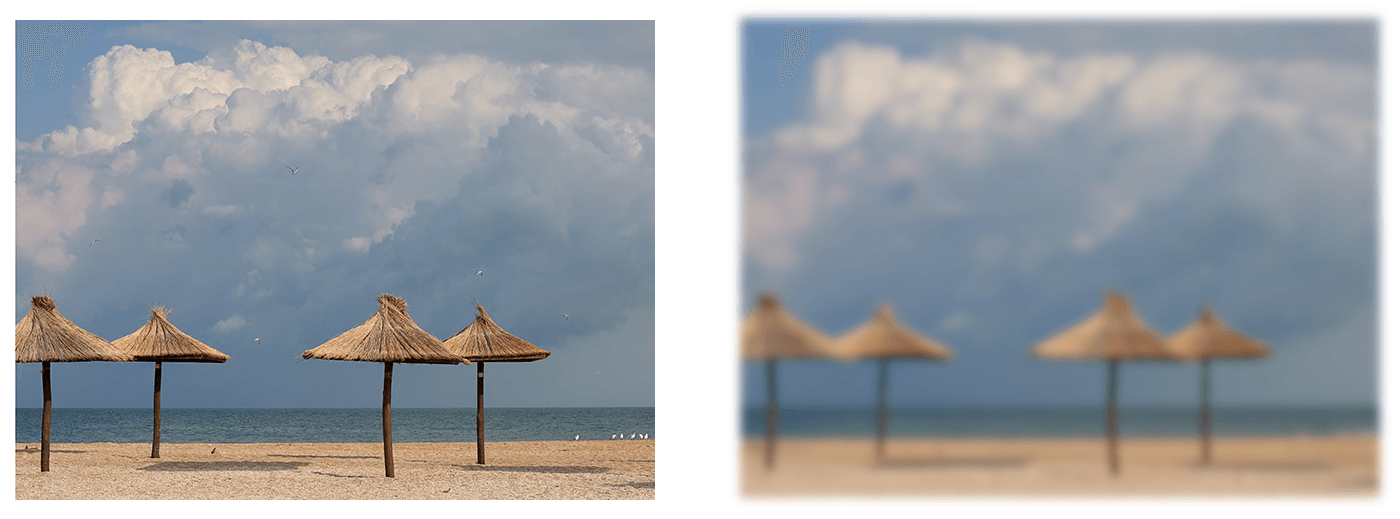 Text “Original image and blur backgrounf image”