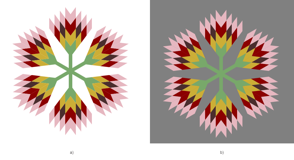 文本“原始 svg 图像和具有新背景颜色的 svg 图像”