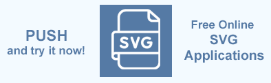 Text “Banner for SVG Free Web Applications “