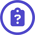 Text “AI Documentation Assistant icon – question mark inside a circle”