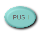 Text “The result of the lighting effect applying: the blue button with text – PUSH”