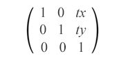 Text “Translation matrix formula”