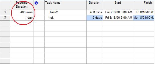 Compare las líneas de base de tareas en Microsoft Project