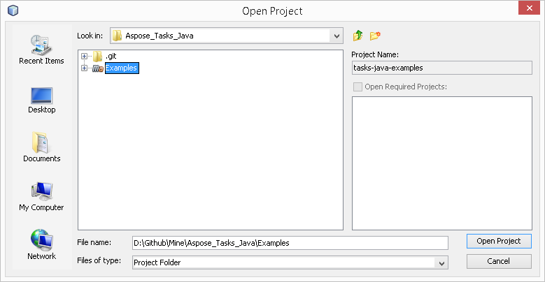 RUN ASPONE.TASKS для примеров Java в NetBeans