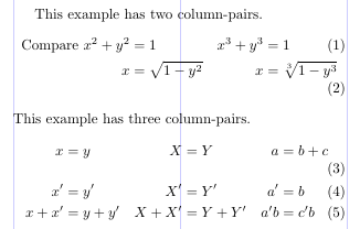 Alignements multiples