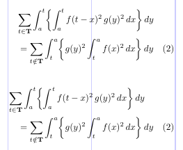 El efecto \multilinegap