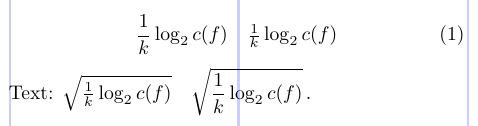 \frac, \dfrac und \tfrac