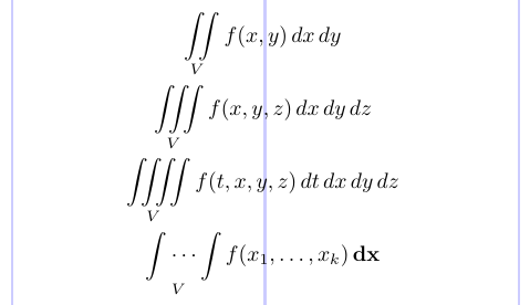 Intégrales multiples