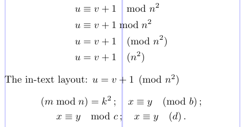 Relation modulaire