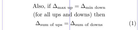 Text innerhalb der Mathematik