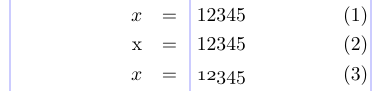 Pas d’alphabet mathématique par défaut