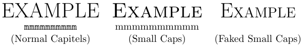 Comparaison de petites capitalisations vraies et fausses