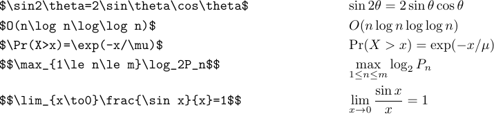 Utilisation de la fonction mathématique et des commandes d’opérateur nommé