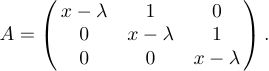 Ein Beispiel einer Matrix