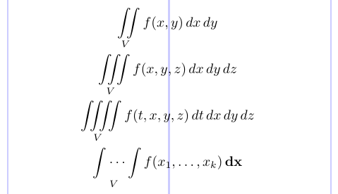 Multiple integrals