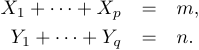 A multi-line equation typeset with the eqnarray* environment