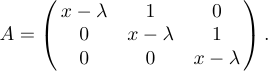 An example of a matrix