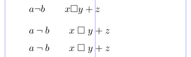 Declaring math symbols