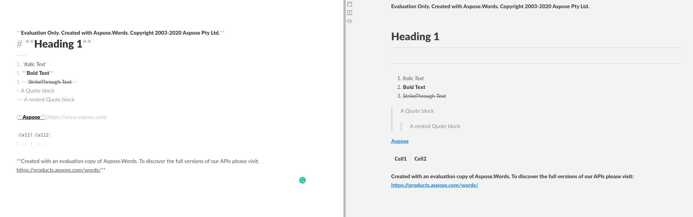 Convert A Document To Markdown In Java Aspose Words For Java