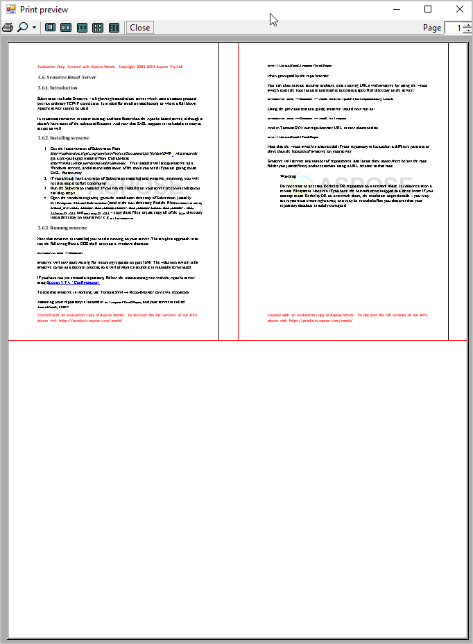 Printing A Document Aspose Words For Java